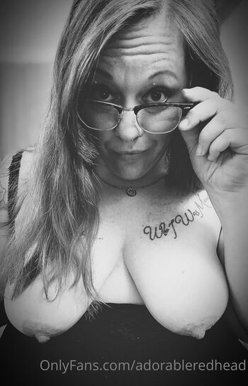 Full leaked Adorableredhead private photo