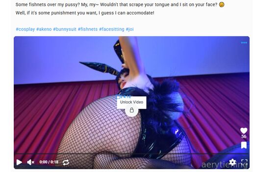Full leaked Aery tiefling private photo