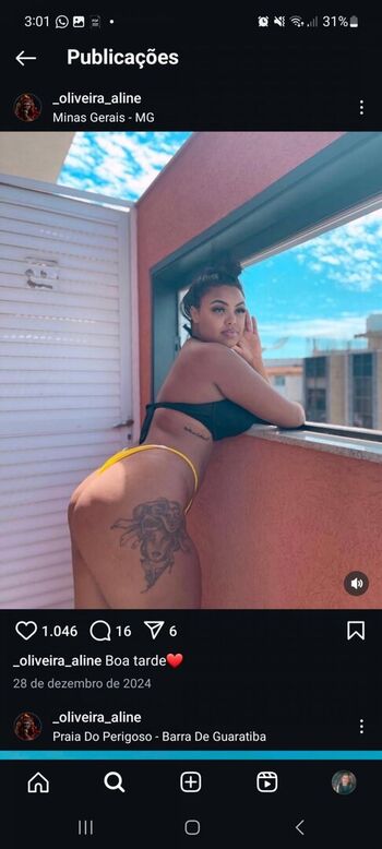 Full leaked Alineoliveira private photo
