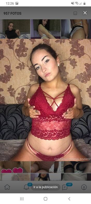 Full leaked Anya brunette private photo