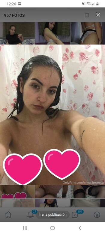 Full leaked Anya brunette private photo