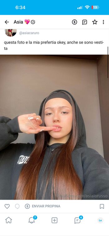 Full leaked Asiacaruso private photo