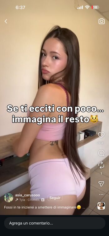 Full leaked Asiacaruso private photo