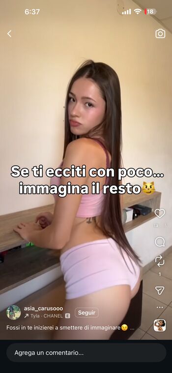Full leaked Asiacaruso private photo