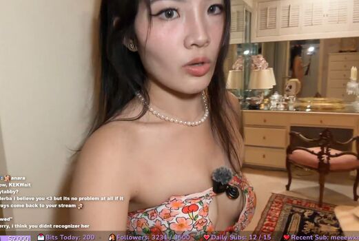 Full leaked Asian streamers page private photo