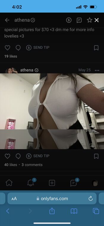 Full leaked Athennessy private photo
