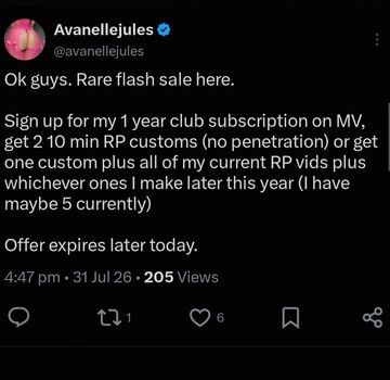 Full leaked Avanellejules private photo
