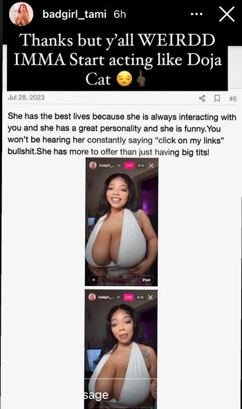 Full leaked Badgirl tami private photo