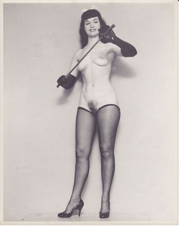 Full leaked Bettie page private photo