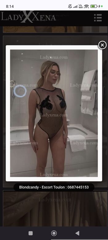 Full leaked Blondcandy private photo