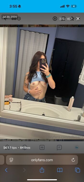 Full leaked Brea brown private photo