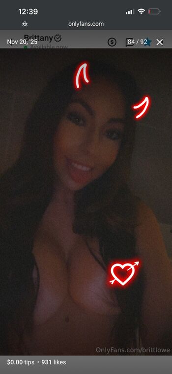 Full leaked Brittlowe private photo