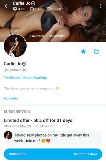Full leaked Carlie jo private photo