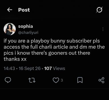Full leaked Charli xcx private photo