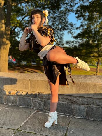 Full leaked Chun li cosplay private photo