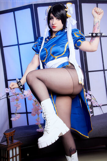 Full leaked Chun li cosplay private photo