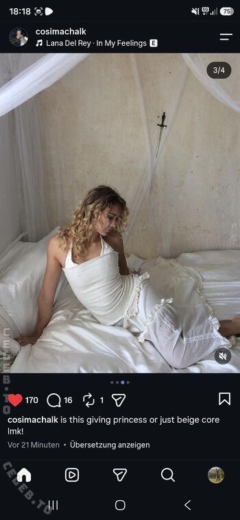 Full leaked Cosima chalk private photo