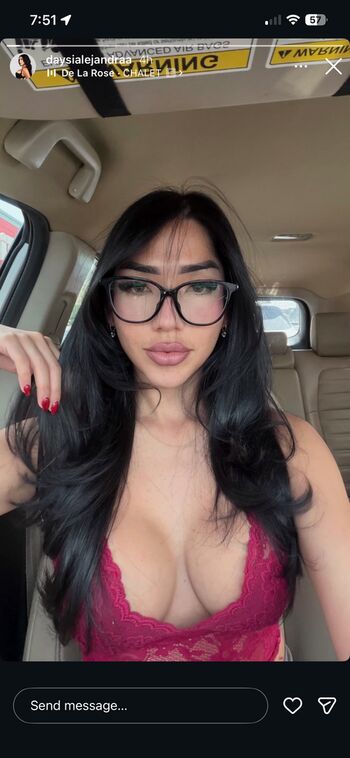 Full leaked Daysialejandraa page private photo