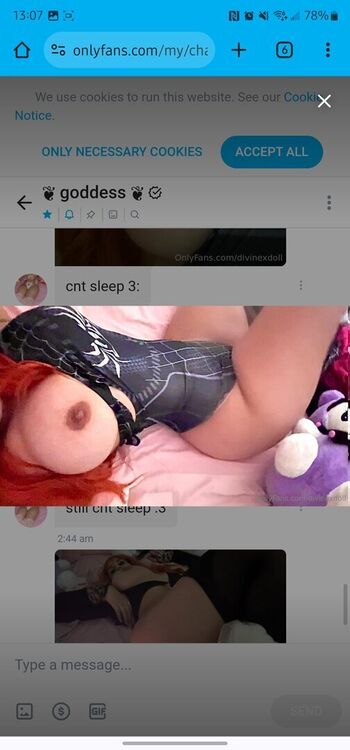 Full leaked Divinexdoll private photo