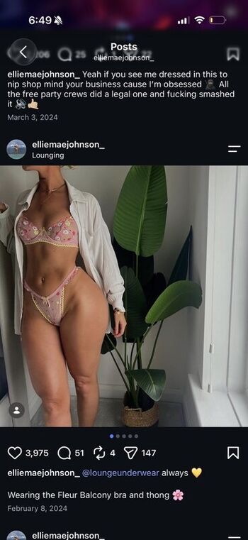 Full leaked Elliemaejohnson private photo