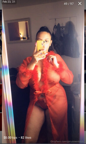 Full leaked Getyaownbitch private photo