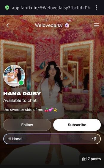 Full leaked Hana daisy private photo