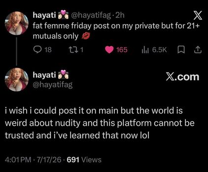 Full leaked Hayatifag private photo