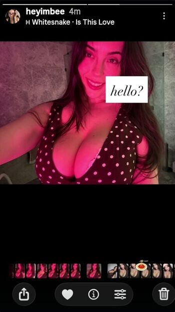 Full leaked Heyimbee private photo