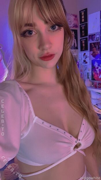 Full leaked Indigo white  page private photo