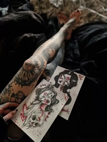 Full leaked Inked feet page private photo