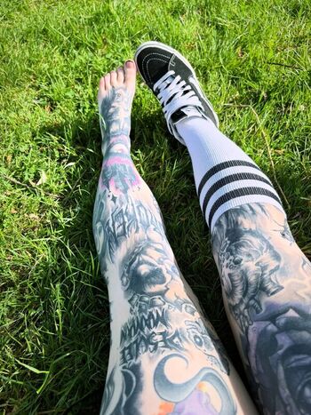 Full leaked Inked feet page private photo