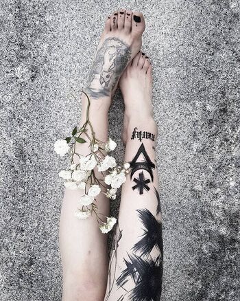 Full leaked Inked feet page private photo
