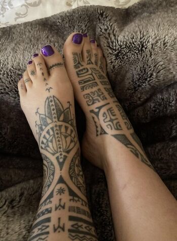 Full leaked Inked feet private photo