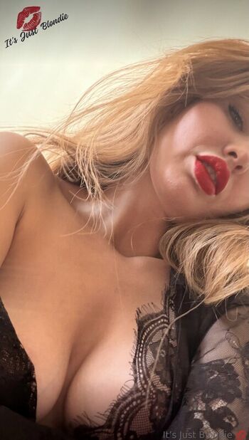 Full leaked Itsjustblondie private photo