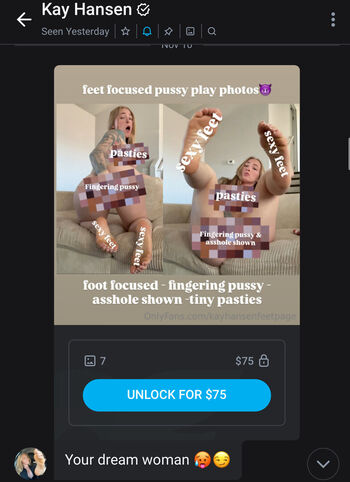 Full leaked Kay hansen private photo