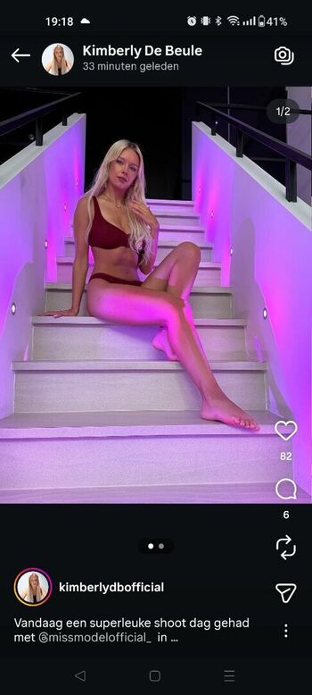 Full leaked Kimberly de beule private photo