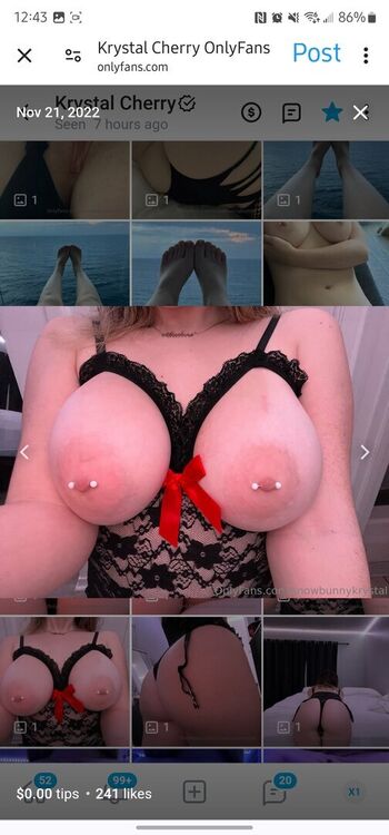Full leaked Krystal cherry page private photo