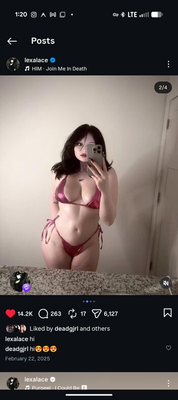 Full leaked Lexa lace private photo