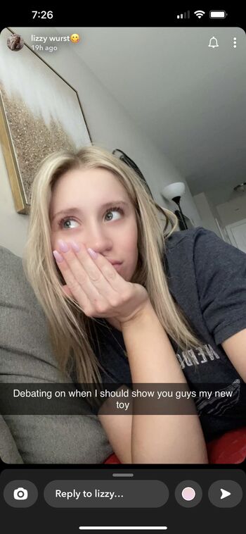 Full leaked Lizzy wurst private photo