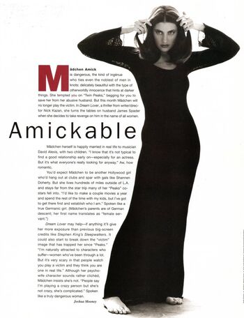 Full leaked Madchen amick private photo