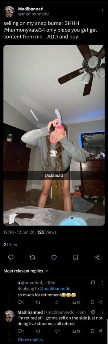 Full leaked Madibanned private photo
