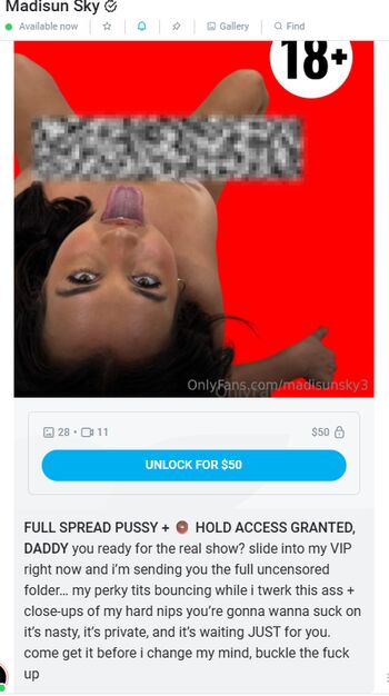 Full leaked Madisunskye private photo