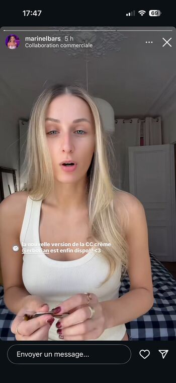 Full leaked Marinelbars private photo