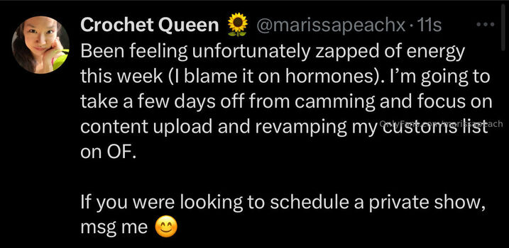 Full leaked Marissapeach private photo