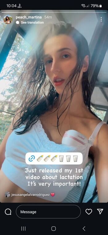 Full leaked Martina peach private photo