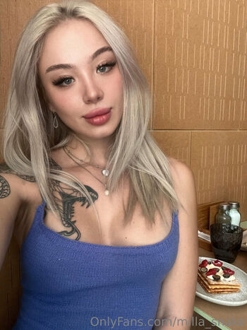 Full leaked Milla snake private photo