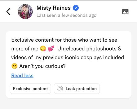 Full leaked Misty raines private photo