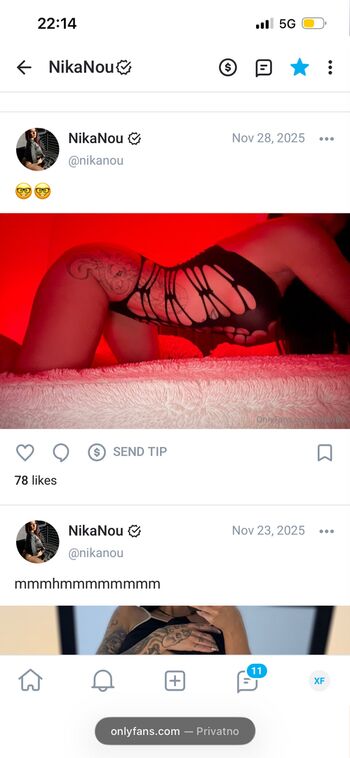 Full leaked Nika ilcic private photo