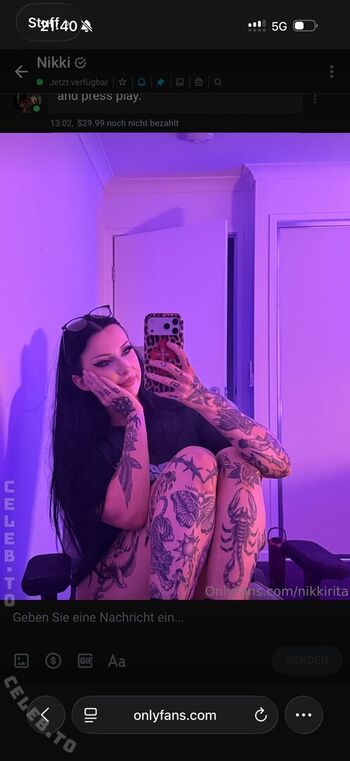 Full leaked Nikki rita private photo