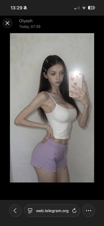 Full leaked Olyashasweety babmusee private photo